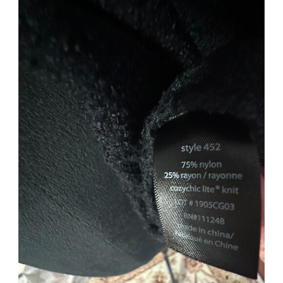 Barefoot Dreams Cozychic Lite Circle Cardigan Sweater Style 452 Black size XS/S - Picture 4 of 6